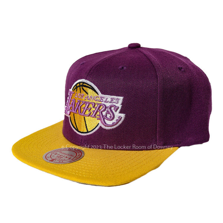 Mitchell and Ness LA Lakers Purple/Gold 1988 Finals Patch M&N Snapback