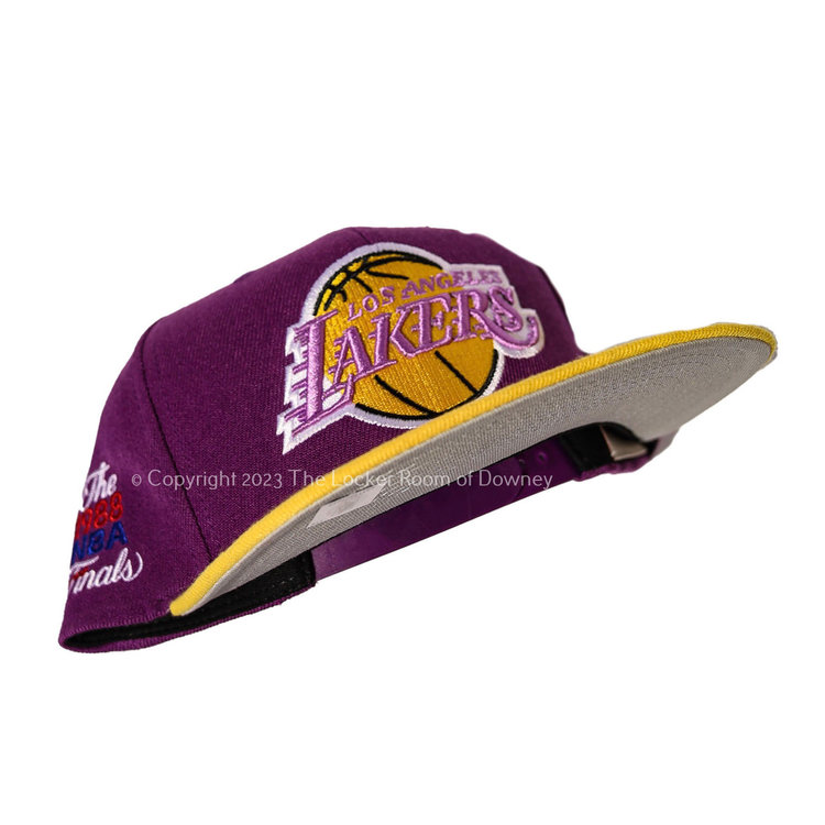 Mitchell and Ness LA Lakers Purple/Gold 1988 Finals Patch M&N Snapback