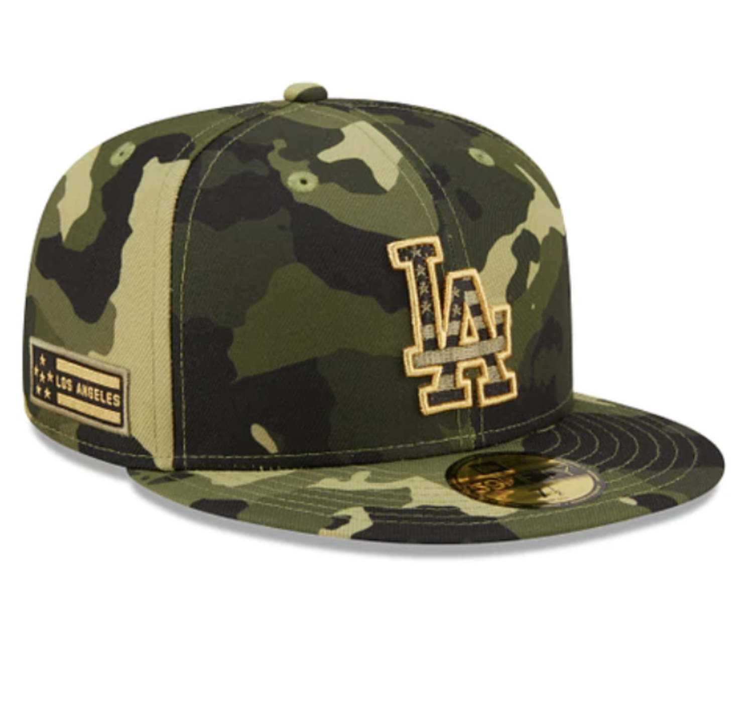 Charleston RiverDogs MLB New Era Camo 2022 Armed Forces Day On-Field Cap 7 5/8