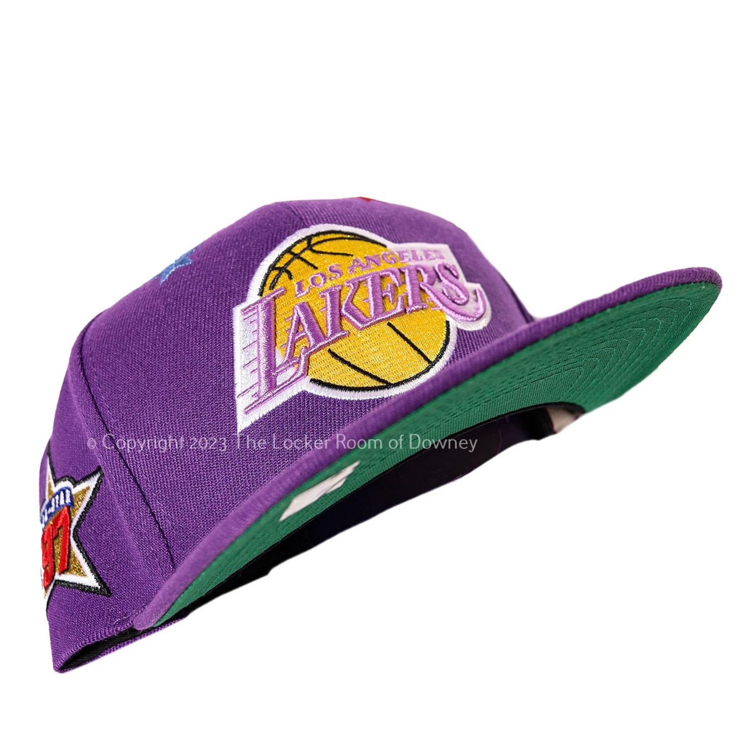 Mitchell & Ness Los Angeles Lakers Snapabck Cap Mens Hat (Purple)