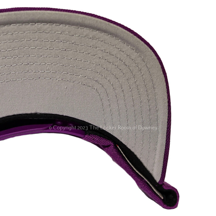 Mitchell and Ness LA Lakers Purple 1987 Finals Patch M&N Snapback