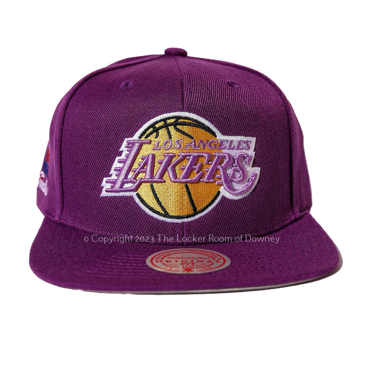 Mitchell and Ness LA Lakers Purple 1987 Finals Patch M&N Snapback