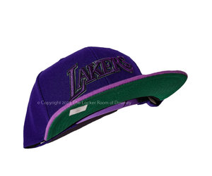 LA Lakers Purple Finals Blue UV M&N Snapback - The Locker Room of Downey