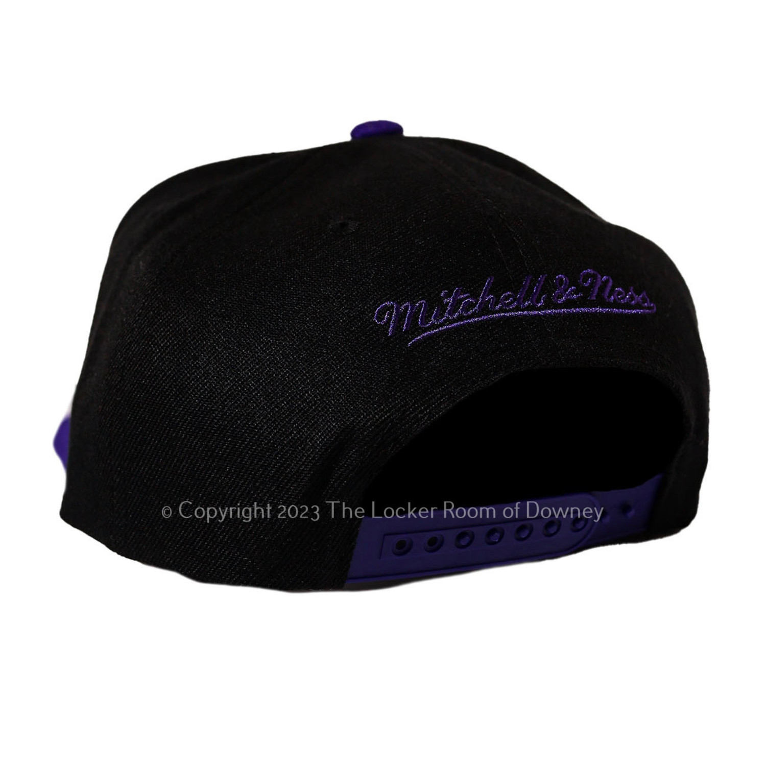 LA Lakers M&N XL Wordmark Snapback Light Blue - The Locker Room of