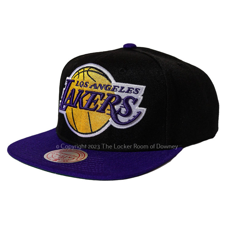 Mitchell and Ness LA Lakers M&N XL Wordmark Snapback Black