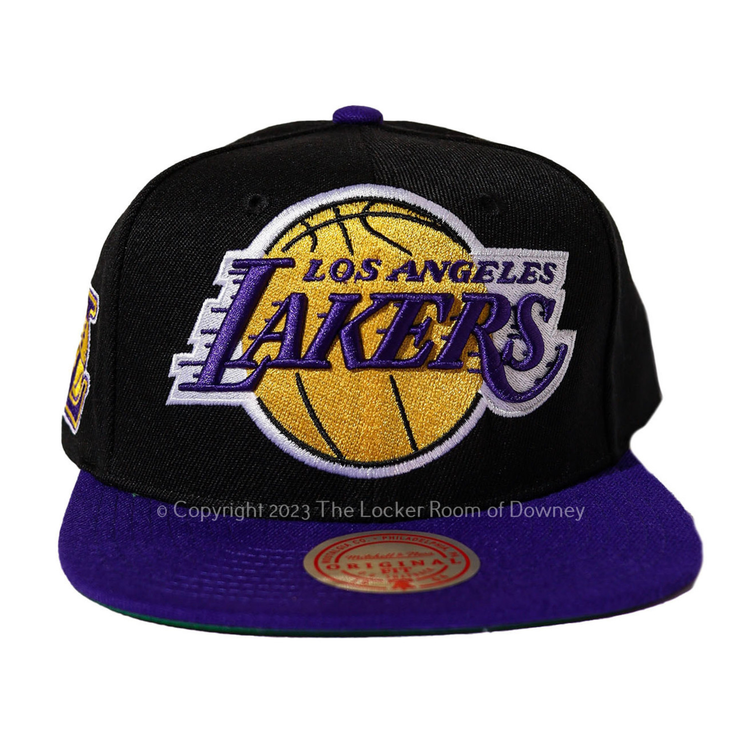 LA Lakers Purple Finals Blue UV M&N Snapback - The Locker Room of Downey