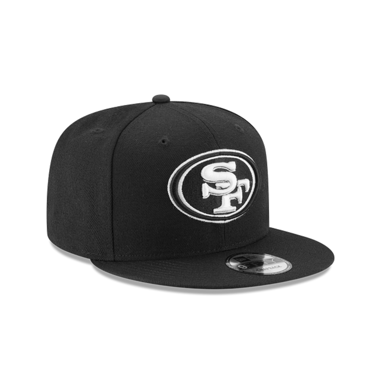 New Era San Francisco 49ers Black White Snapback 950