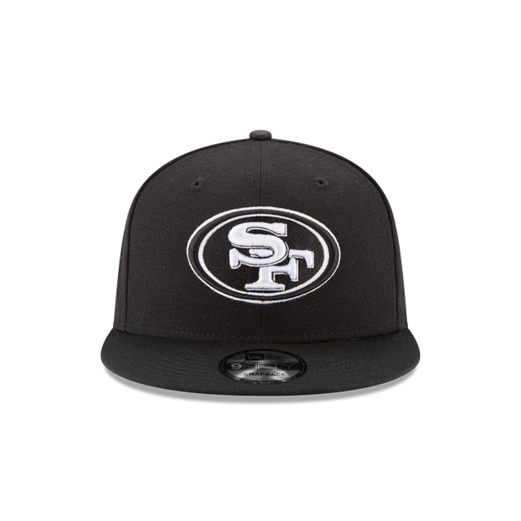 New Era San Francisco 49ers Black White Snapback 950