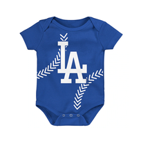 MLB Dodgers Newborn Running Home Short Sleeve Creeper