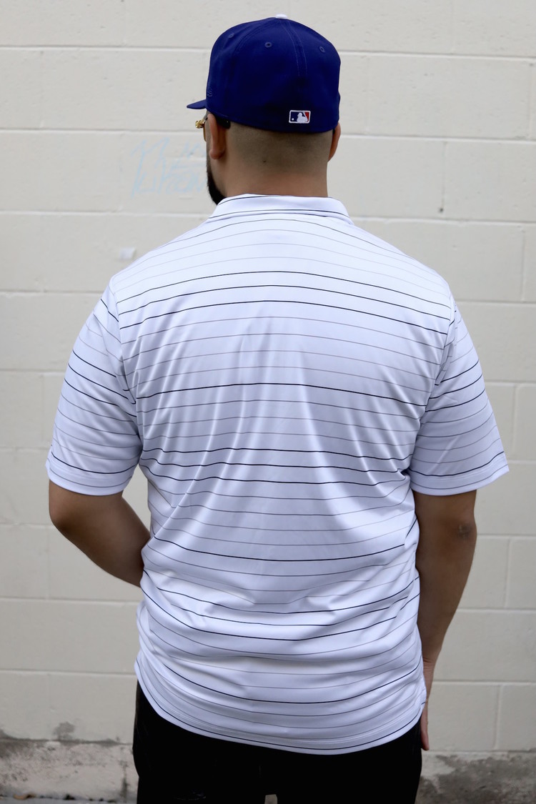 Antigua Dodgers M Polo Ryder White
