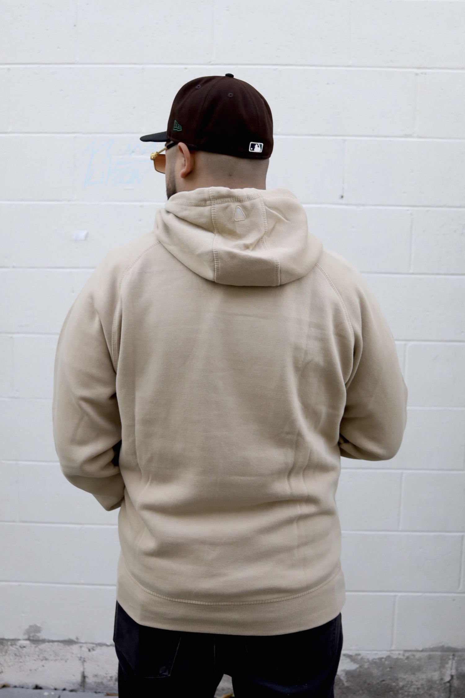 Dodgers Youth Wordmark Full Zip Hoodie - The Locker Room of Downey