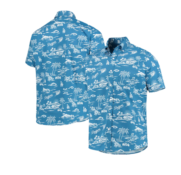 Reyn Spooner LA Dodgers Reyn Spooner Kekai Royal Button-Down