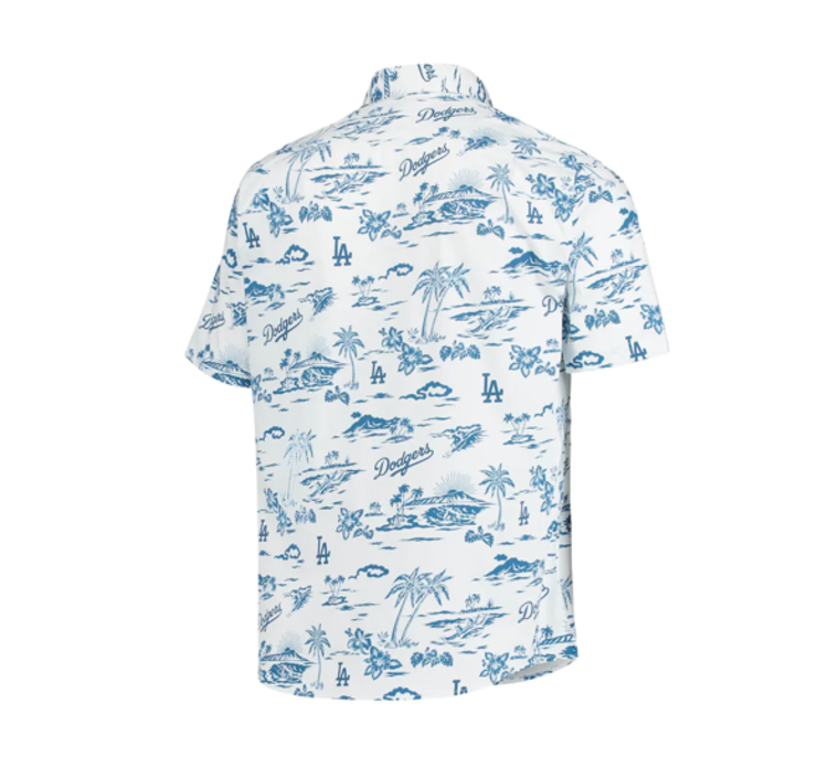 Reyn Spooner LA Dodgers Reyn Spooner Kekai White Button-Down