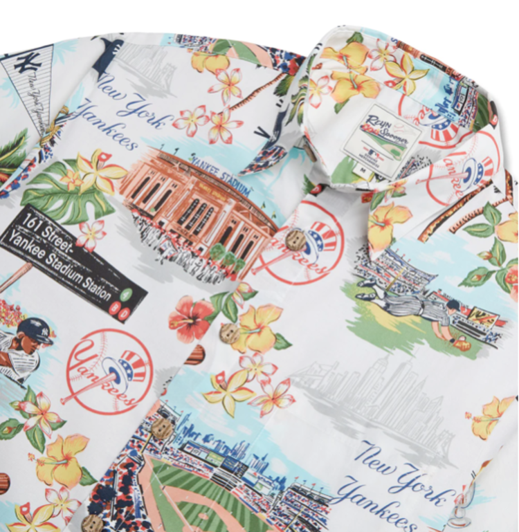 Reyn Spooner NY Yankees Reyn Spooner Scenic Button-Up