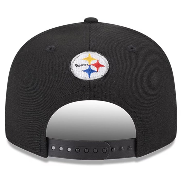 New Era Steelers 23 Draft Snapback Black