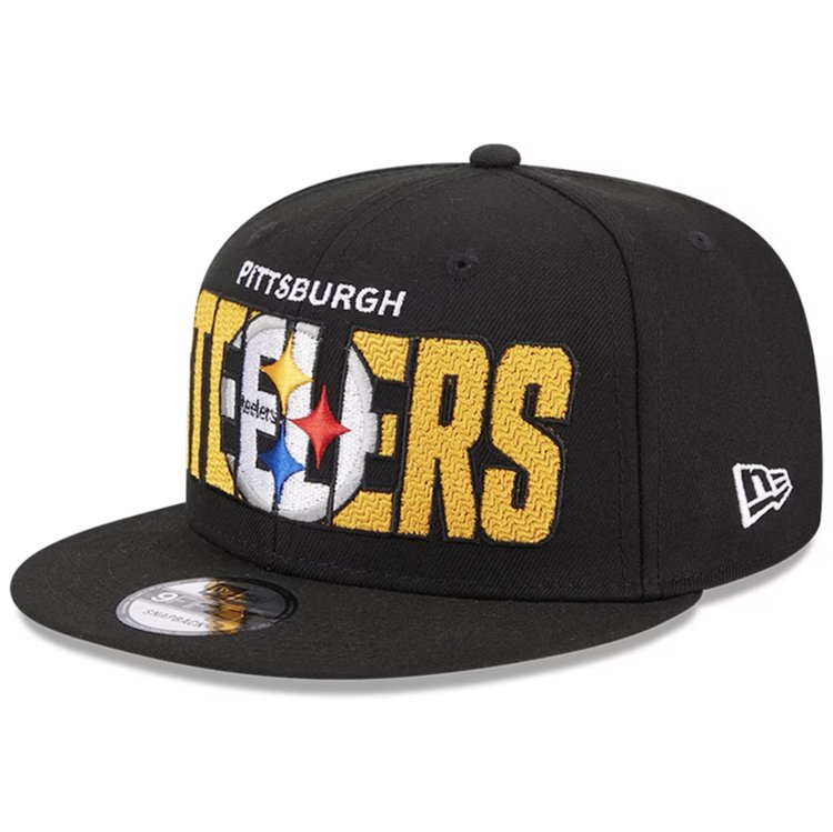 New Era Steelers 23 Draft Snapback Black