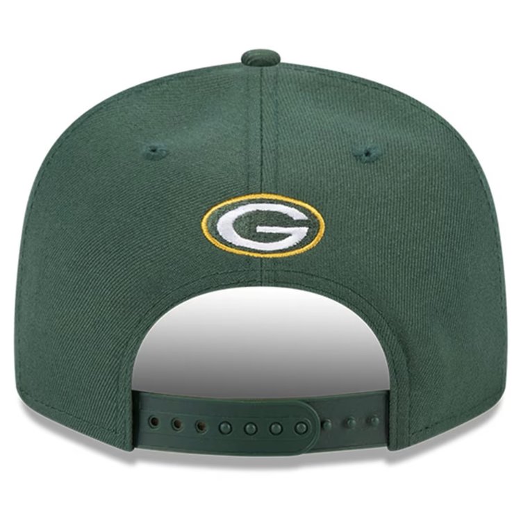 New Era Packers 23 Draft Snapback Green