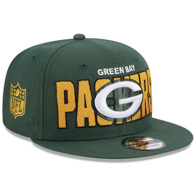 New Era Packers 23 Draft Snapback Green