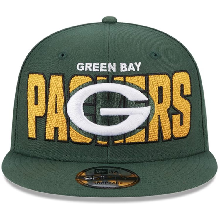 New Era Packers 23 Draft Snapback Green