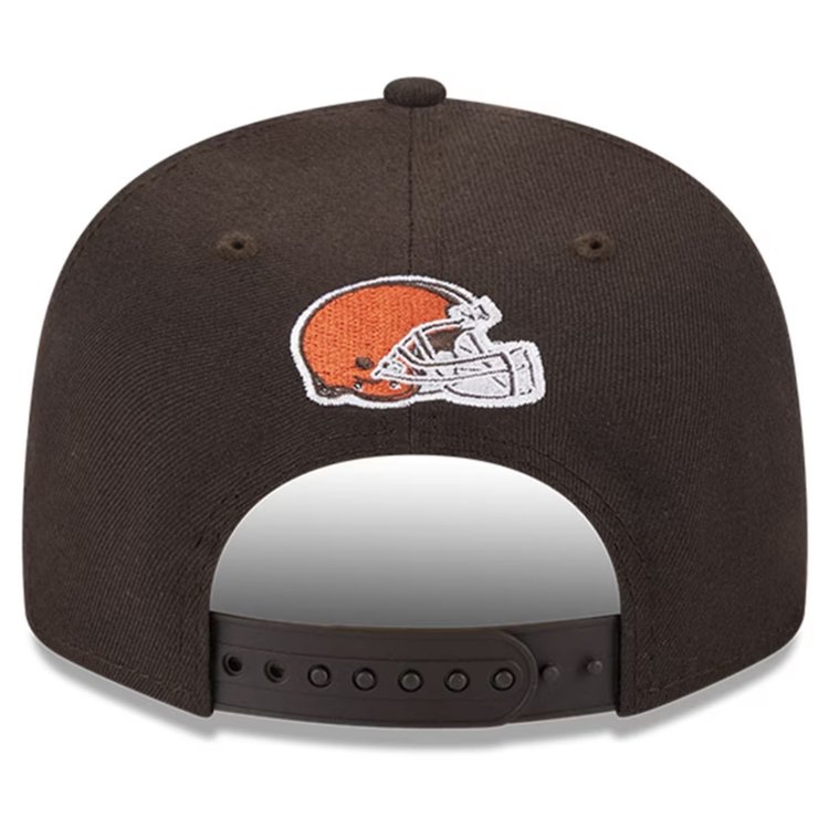 New Era Browns 23 Draft Snapback Brown