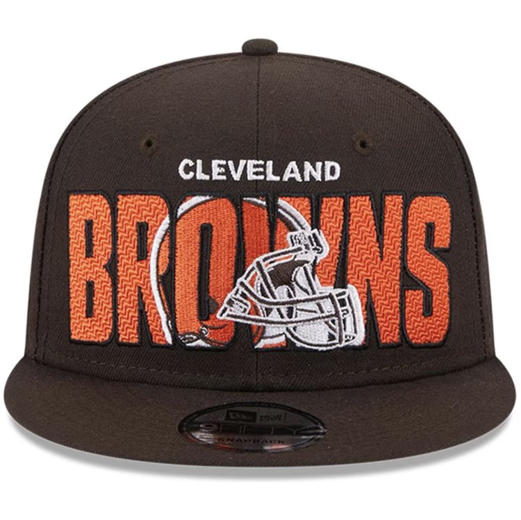 New Era Browns 23 Draft Snapback Brown