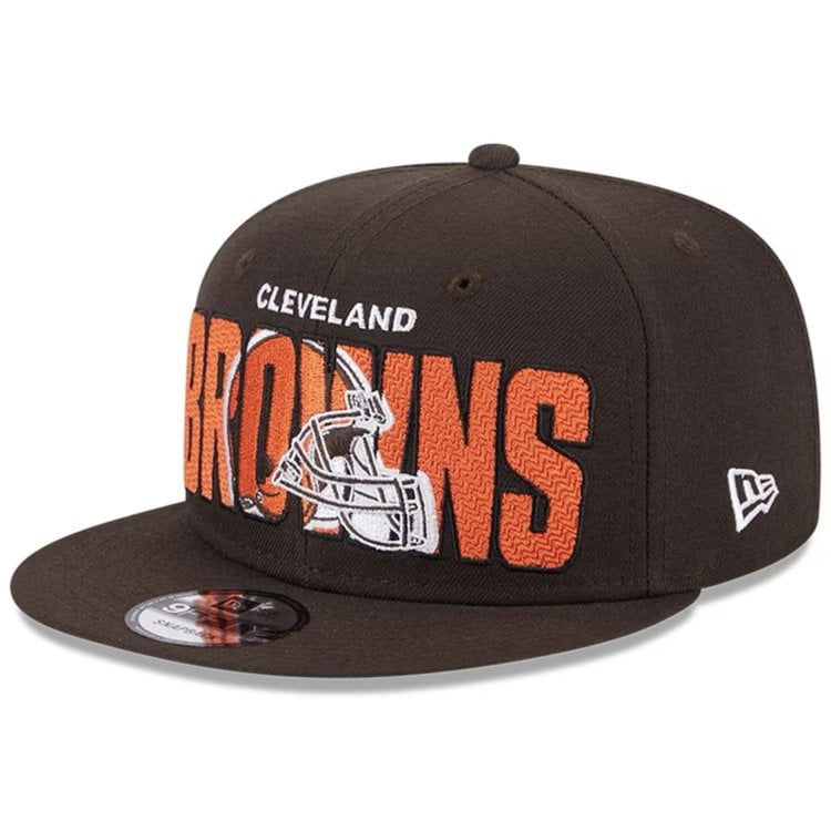 New Era Browns 23 Draft Snapback Brown