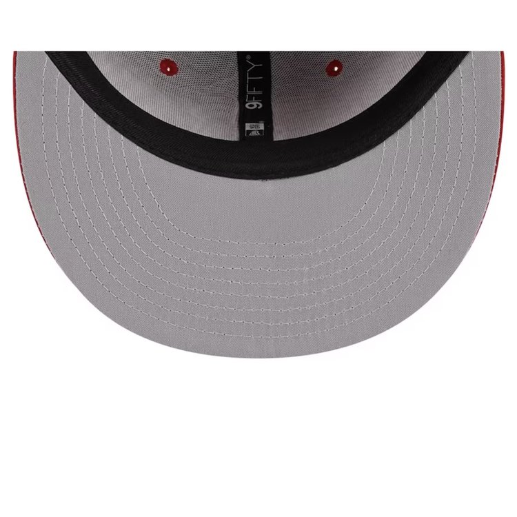 New Era Buccaneers 23 Draft Snapback Red