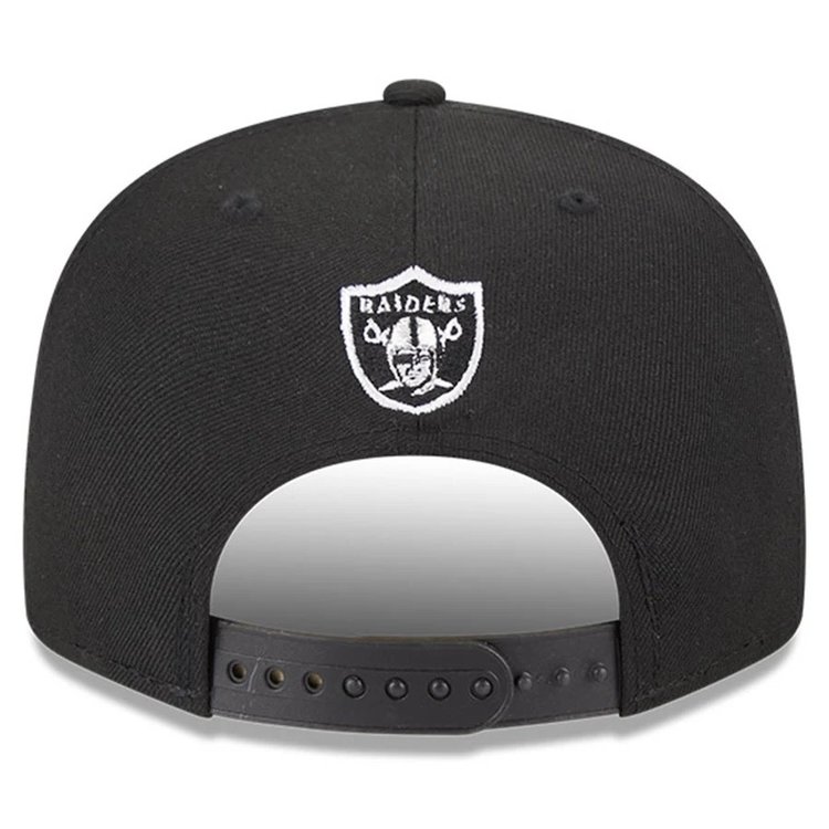 New Era Raiders 23 Draft Snapback Black