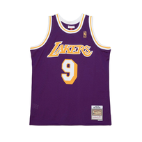 Mitchell and Ness LA Lakers Men's Mitchell & Ness 1996 Nick Van Exel #9 Replica Swingman Purple