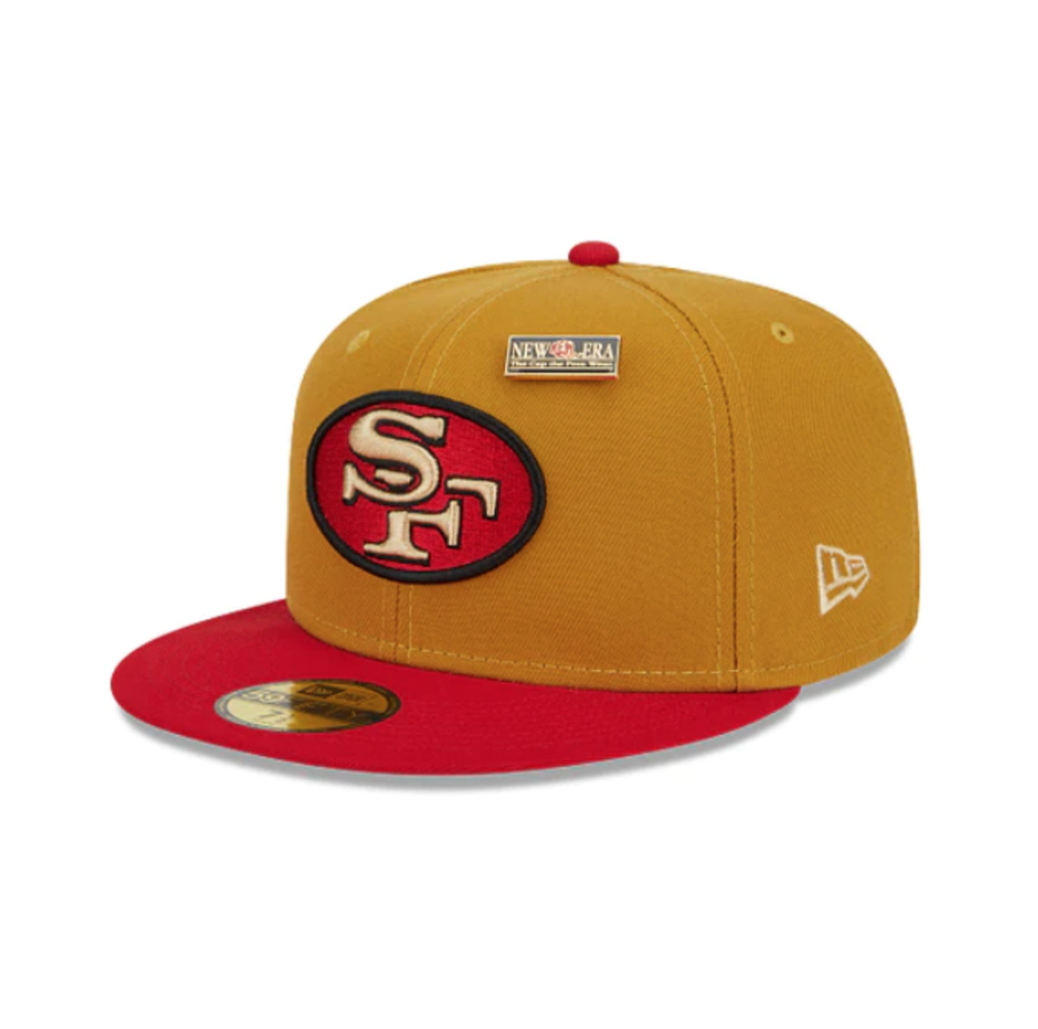 red and gold 49ers hat