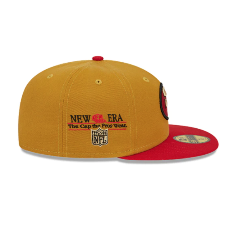 New Era 49ers 59Fifty Day Bronze/Red