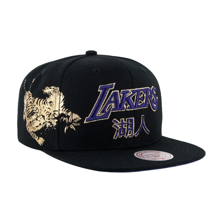 Mitchell and Ness Lakers Water Tiger HWC Snapback