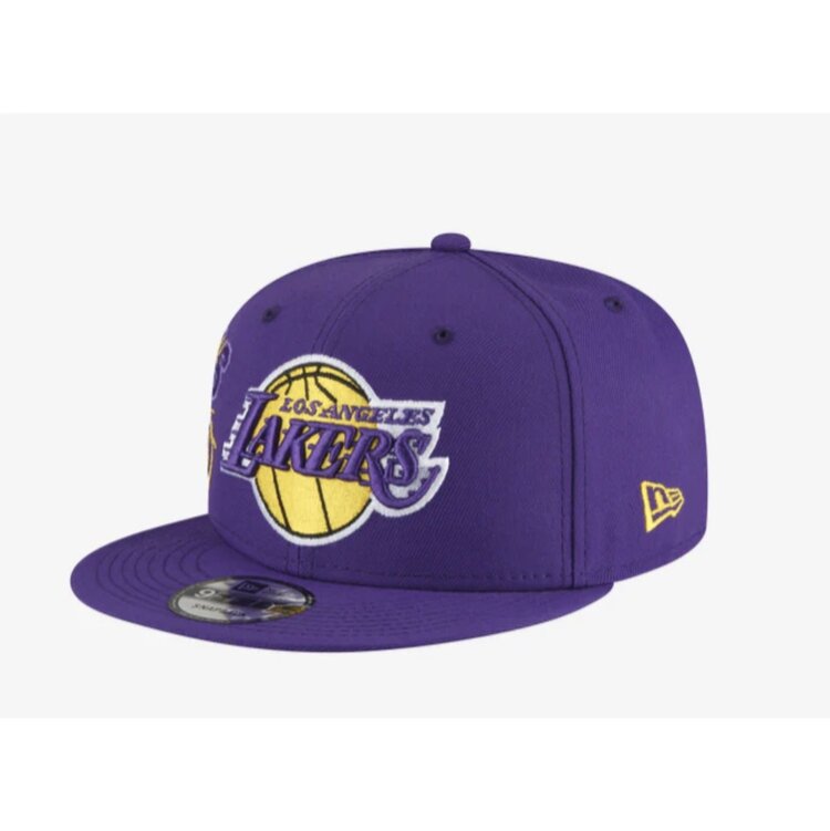 New Era Lakers Back Half Snapback Purple