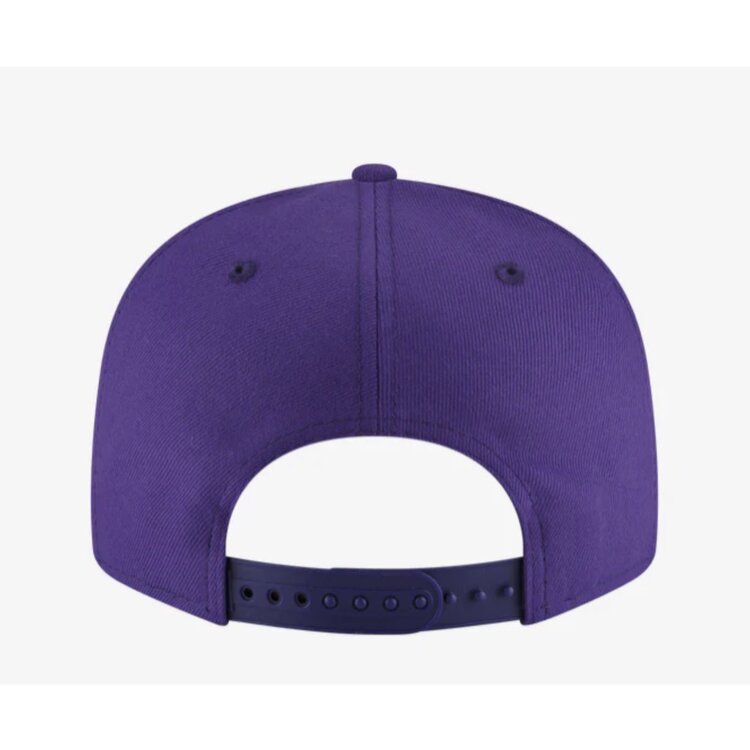 New Era Lakers Back Half Snapback Purple