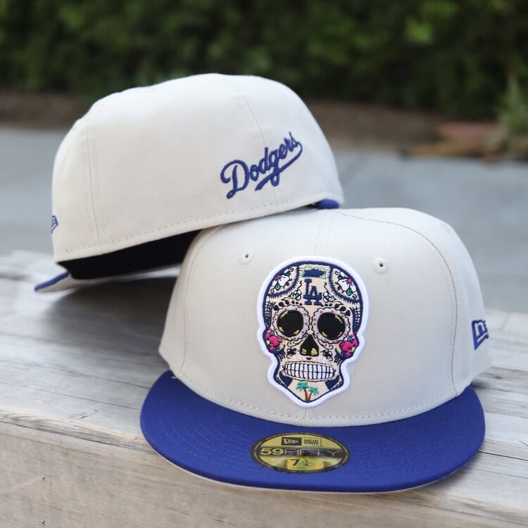 New Era LA Natural/Royal Sugar Skull