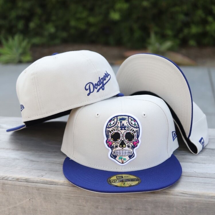 New Era LA Natural/Royal Sugar Skull