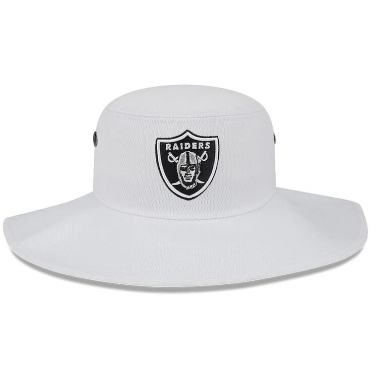 New Era 2023 Training Camp White Panama Bucket - Raiders