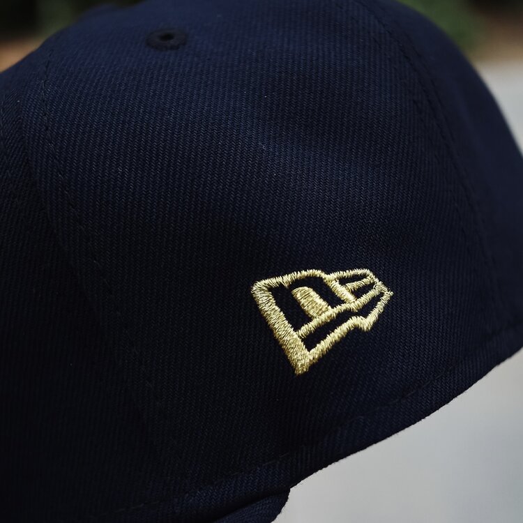 New Era LA Navy Metallic Gold 100th