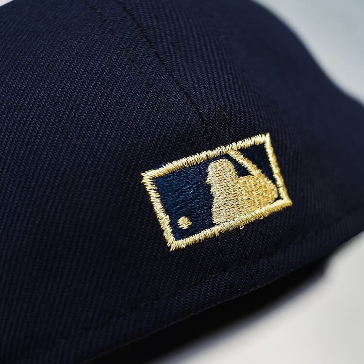 New Era LA Navy Metallic Gold 100th