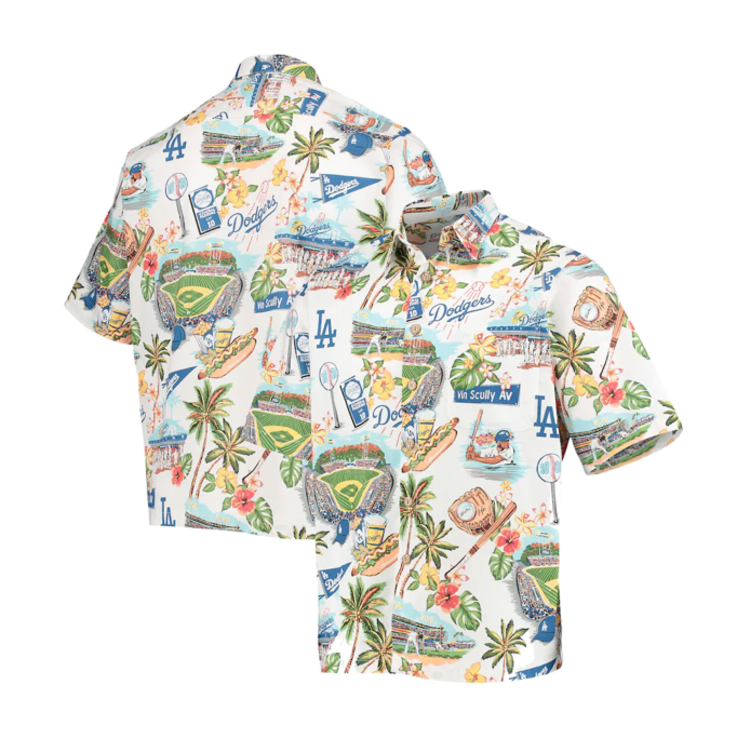 Reyn Spooner LA Dodgers Reyn Spooner Scenic Button-Up