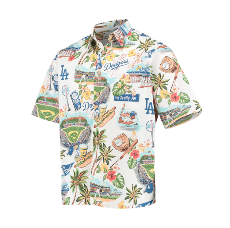 Reyn Spooner LA Dodgers Reyn Spooner Scenic Button-Up