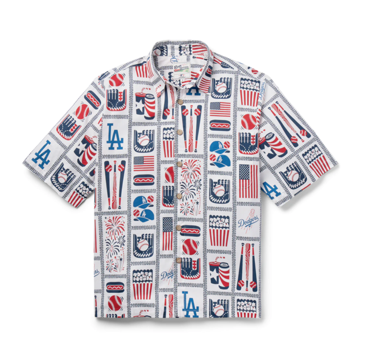 Reyn Spooner LA Dodgers Reyn Spooner Americana Button-Up