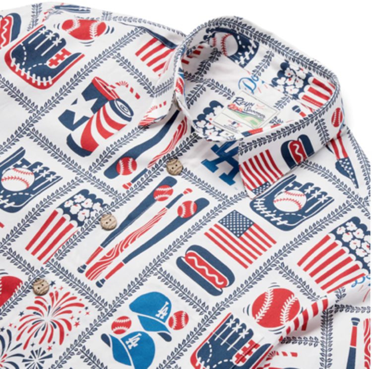 Reyn Spooner LA Dodgers Reyn Spooner Americana Button-Up