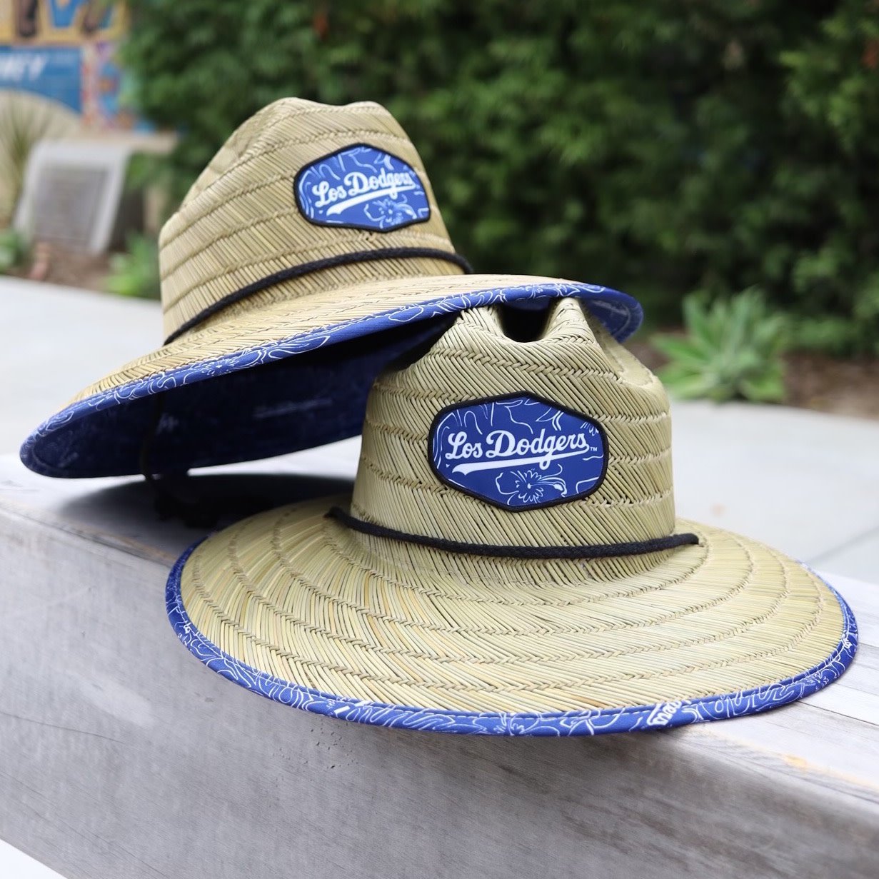 LA Dodgers Reyn Spooner City Connect Straw Hat - The Locker Room of Downey