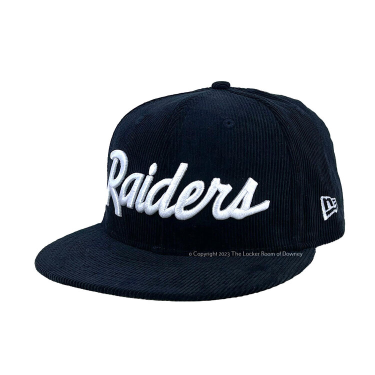 New Era Raiders BW Script Corduroy 950