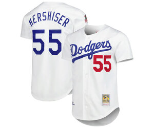 Authentic Majestic Orel Hershiser Los Angeles Dodgers￼ Baseball Jersey Sz 54