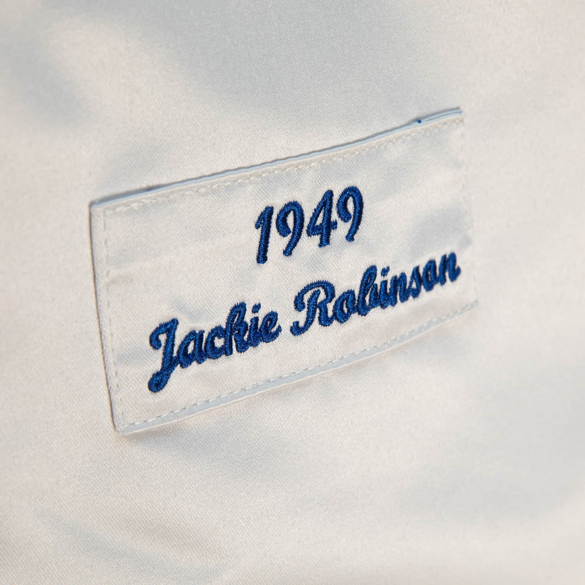 Mitchell and Ness LA Dodgers Men's Mitchell & Ness Authentic 1949 Jackie  Robinson #42 Satin Jersey