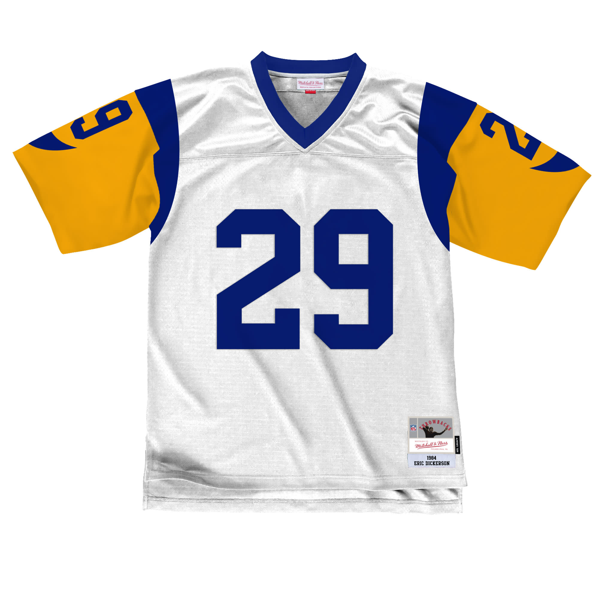 Nike St.Louis Rams No.29 Eric Dickerson Gold Embroidered Elite Drift Jersey
