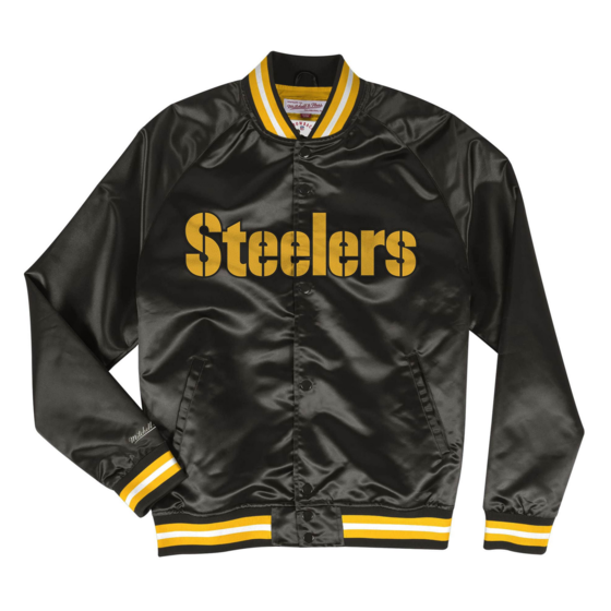 Pittsburgh Steelers Starter Locker Room Throwback Satin Varsity Full-Snap  Jacket - Black/Gold