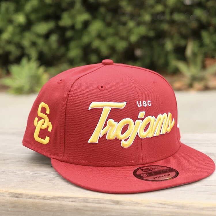 New Era USC Trojans Script Cardinal 950